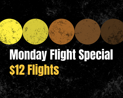 Monday Flight Specials Global Brew $12